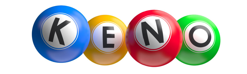 keno balls - each with a letter K - E - N - O